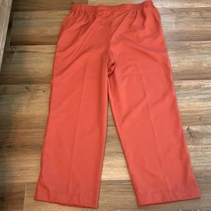 Alfred Dunner rust color dress or causal pants size 20
